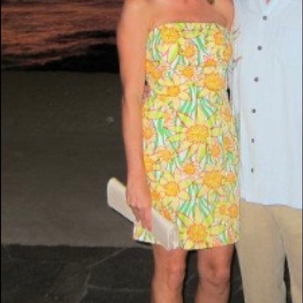 Lilly Pulitzer Franco Daffodil dress size 6